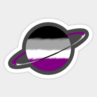 Ace Pride Planet Sticker